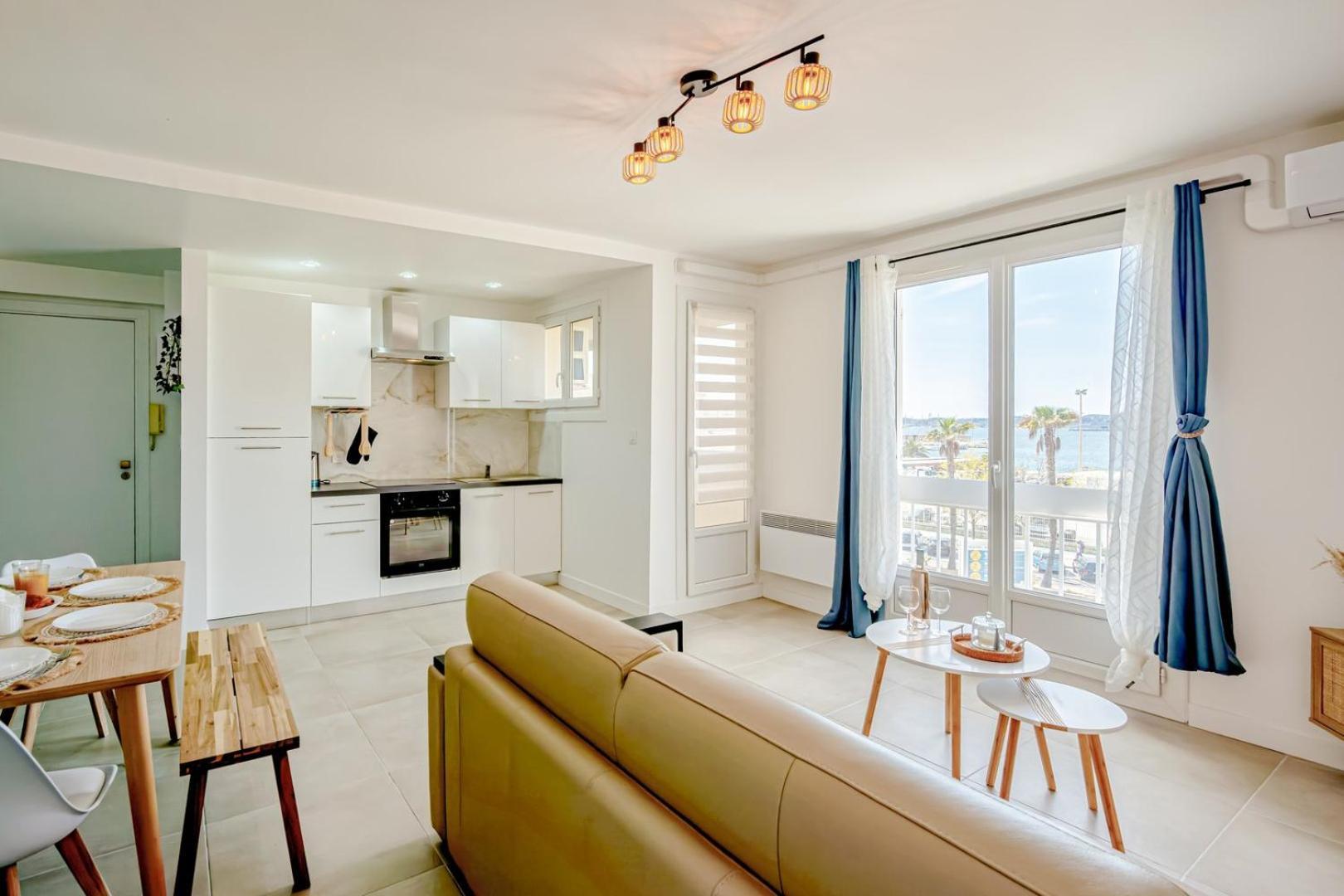 Air-Conditioned Apartment - Sea View Port Toulon Ngoại thất bức ảnh